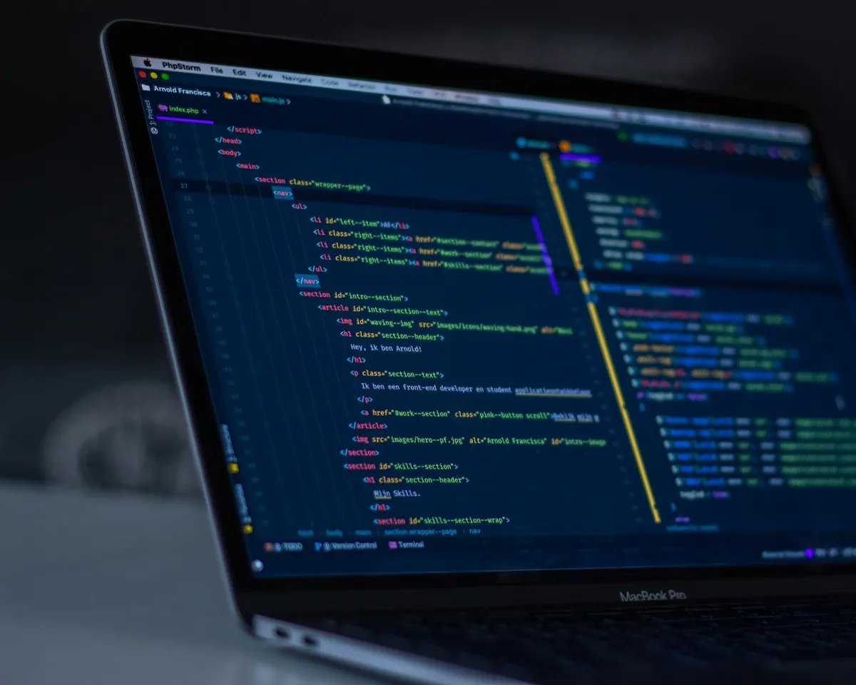 Editor open on a Next.js codebase during a web build